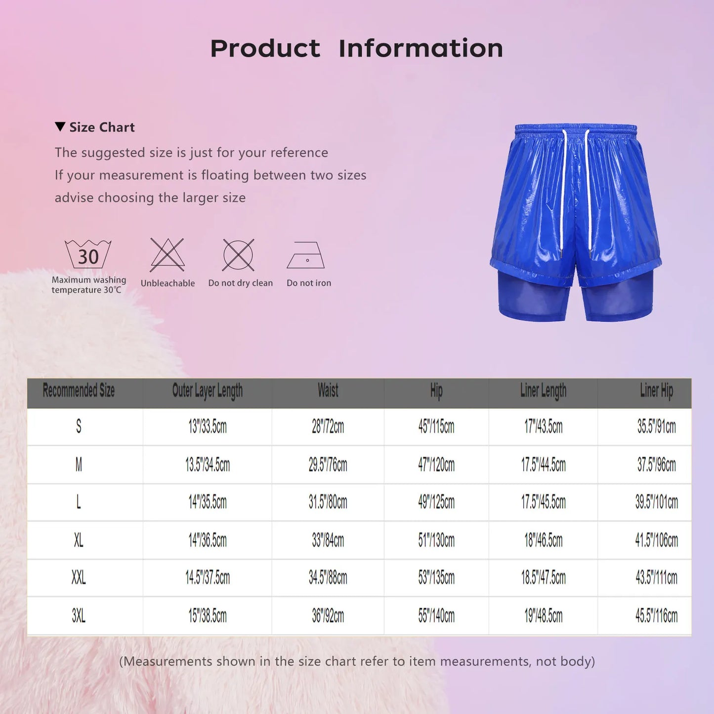 Men Leak-proof Diaper Cover Shorts Mesh Liner Waterproof Double Layer Shorts Swimming Suit Nursing Special Needs Reusable Briefs