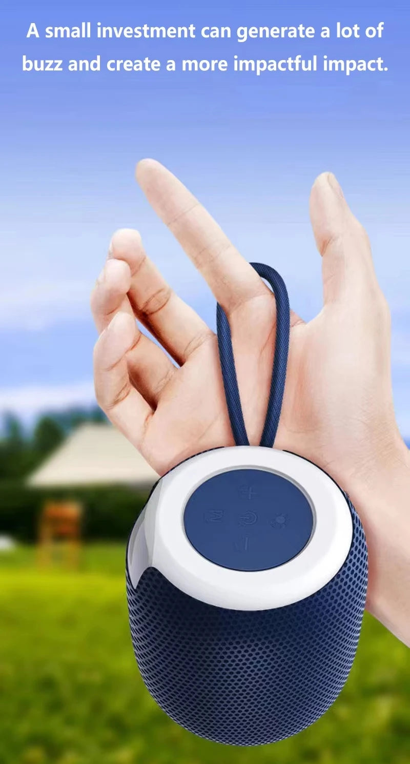 Lenovo Mini Bluetooth Speaker with Lanyard Portable Outdoor Home Mini Speaker with Deep Bass Travel Essentials Valentines