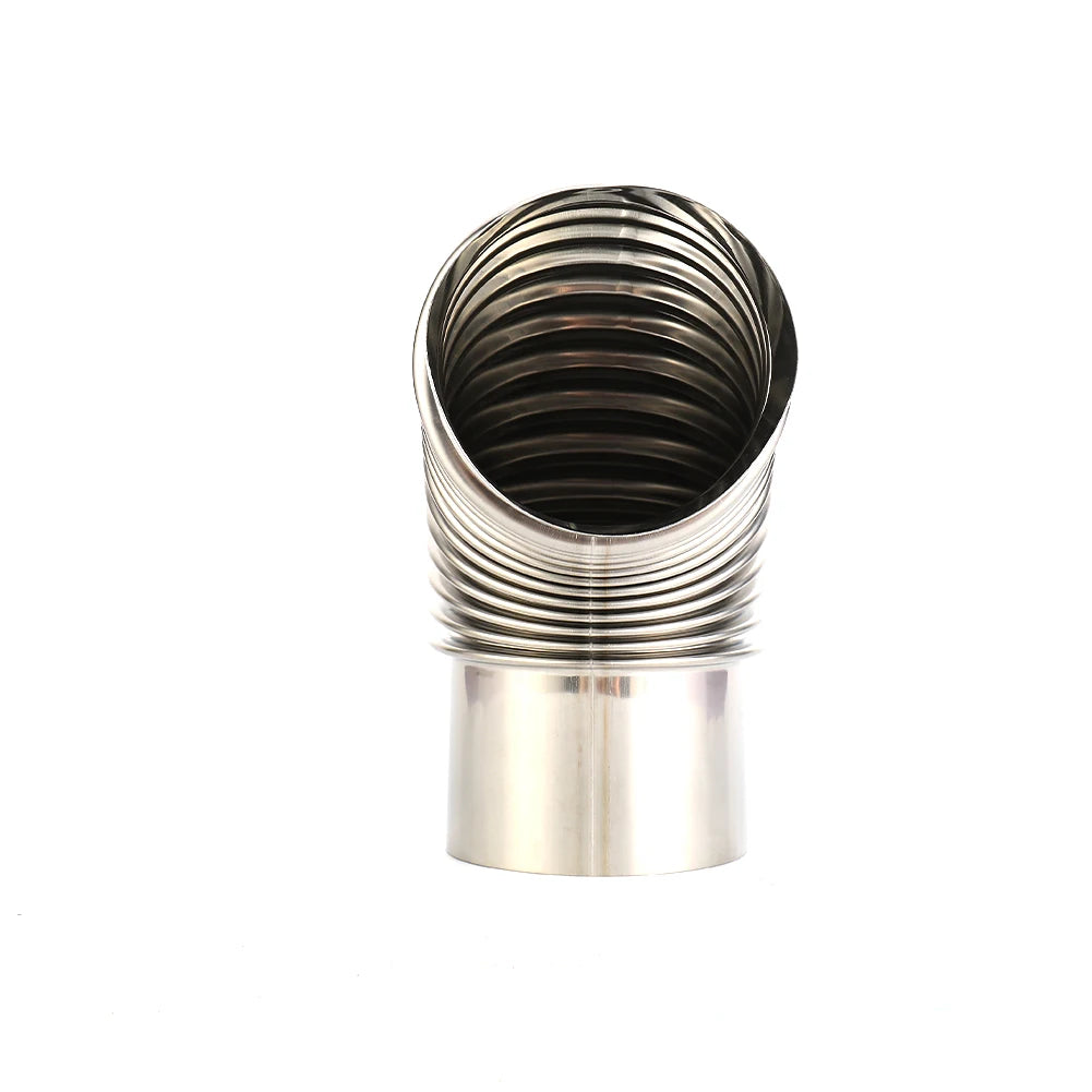 60/70/80mm Stainless Steel 90 Degree Elbow Chimney Liner Bend 90° Multi Flue Stove Pipe For Outdoor Camping Wood Stoves Chimney