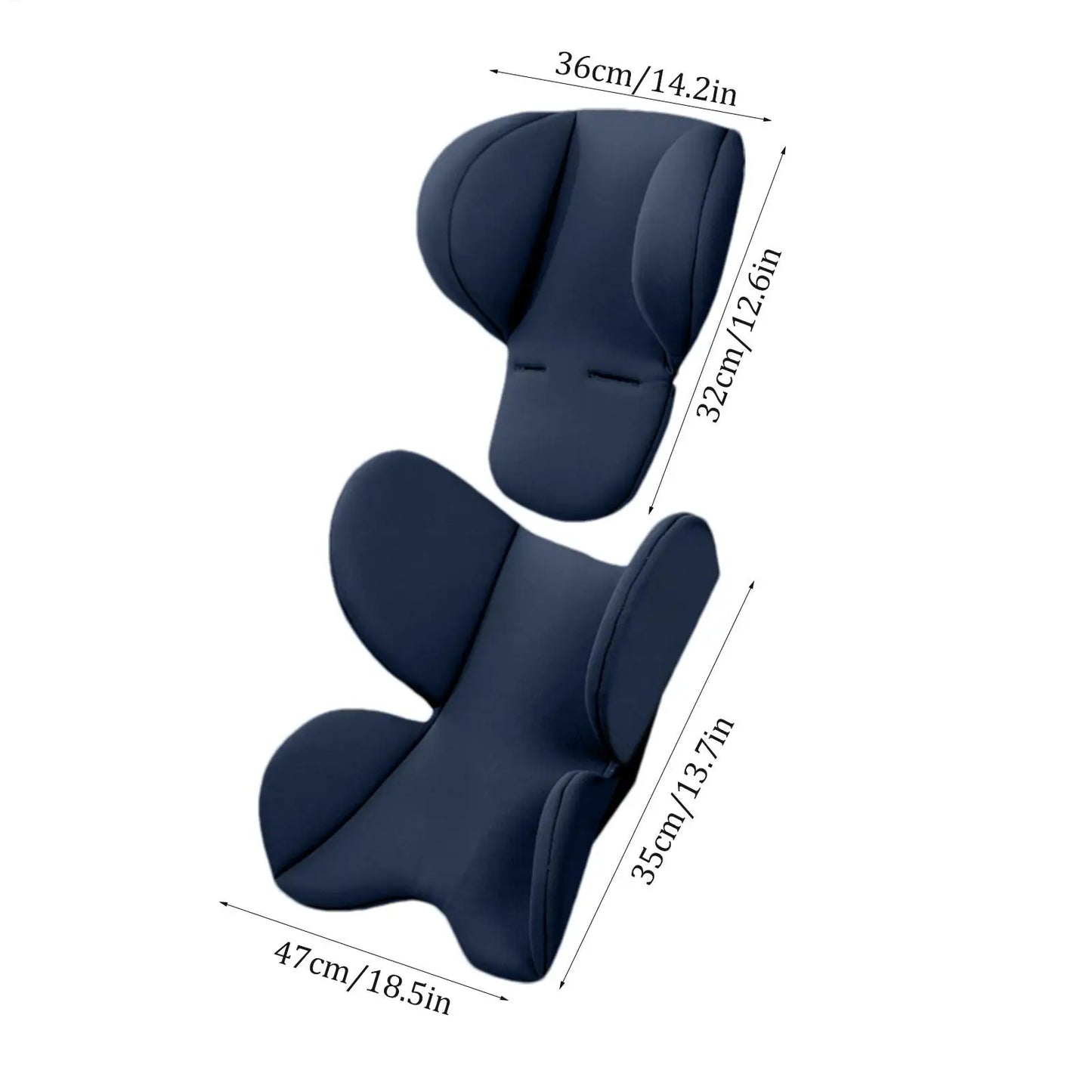 Baby Stroller Cushion Soft Stroller Cushion Pads Head Neck Seat Insert Pad Infant Car Seat Insert Baby Stroller Accessories