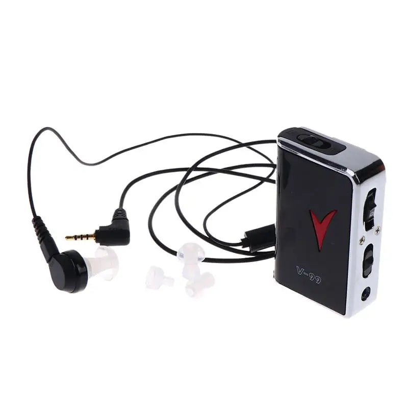 Mini Invisible Ear Hearing Aids With Noise Cancelling And Speech Enhancement Rechargeable For Adult Elderly Seniors Watching TV
