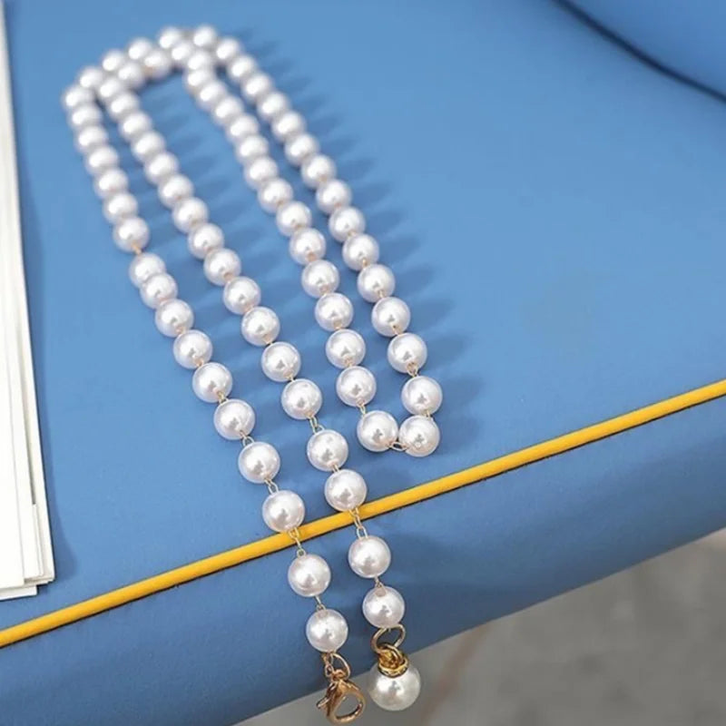 Fashion Pearl Waist Chain Versatile Waistband Belt Temperament Elegant Body Jewelry Girls Dress Strap Belly Chains Accessories