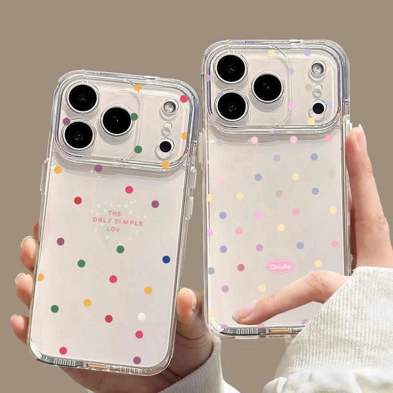Cute Colorful Polka Dot TPU Case For Xiaomi Redmi Note 15 14 13 12 Pro Plus 5G 11 Pro Redmi 15C 4G 13C 14C 12C 13 12 A5 A3 Cover