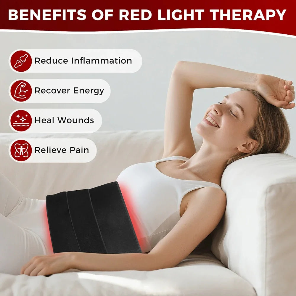 210pcs Red Infrared Light Therapy Pad LED Beauty Devices LED Bead Red Light Belt for Face and Body Back Knee Hands Feet Relief