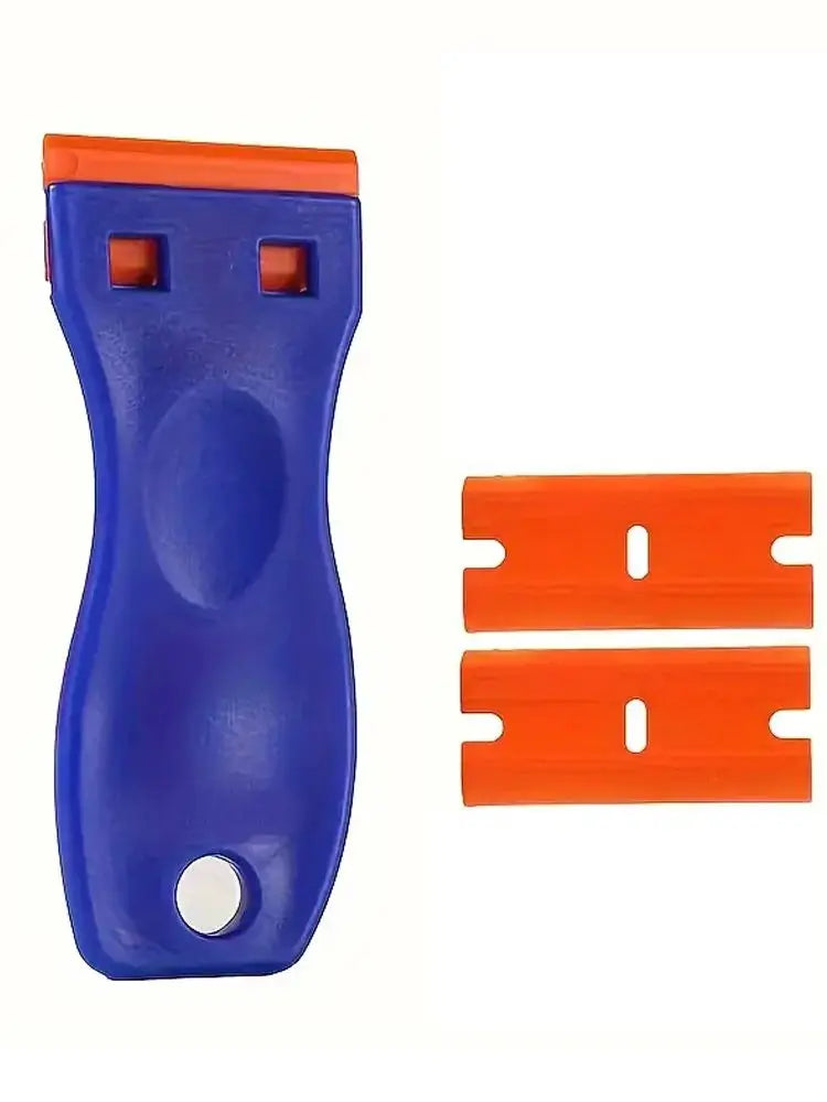 Hair Extension Tools Remover Scraper Tool Plastic Razor Blade with Replacement Blades in Extensions tool Adhesive-Remover
