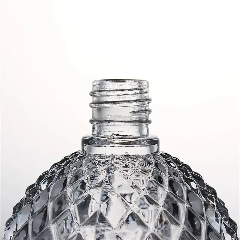 50/100ml Portable Vintage Crystal Glass Perfume Bottle With Airbag Atomizer Empty Cosmetic Container Refillable Spray Bottles