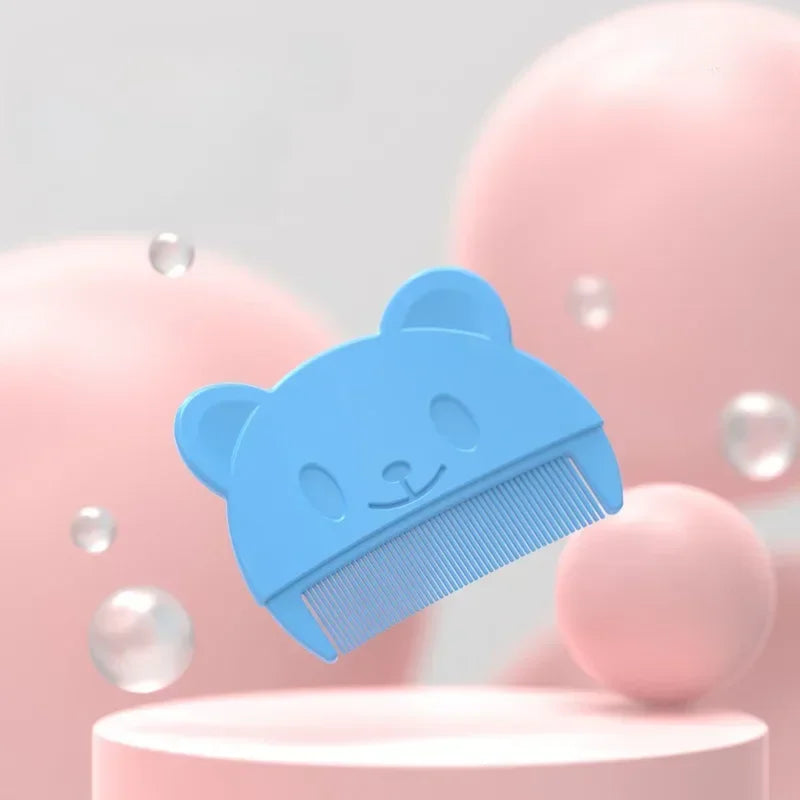 1-4pcs Newborn Baby Comb Remove Fetal Scale Cute Bear Shaped Infants Boys Girls Fetal Hair Shampoo Soft Comb