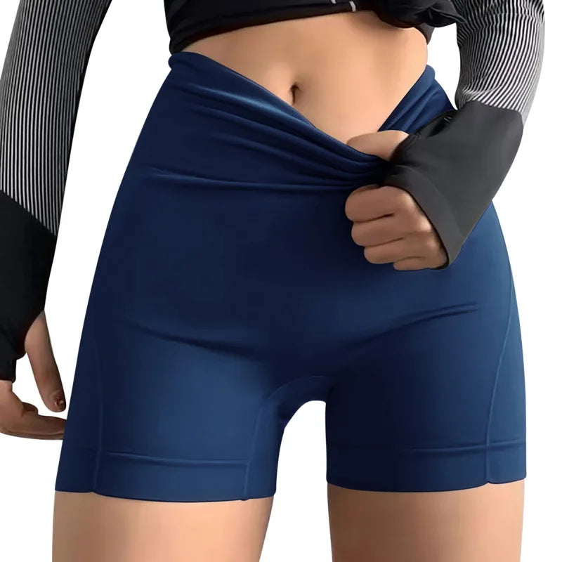 New Women Sports Shorts Summer Running Sexy Leggings High Waist Short Pants Fitness Jogging Clothing Black Safety Shorts