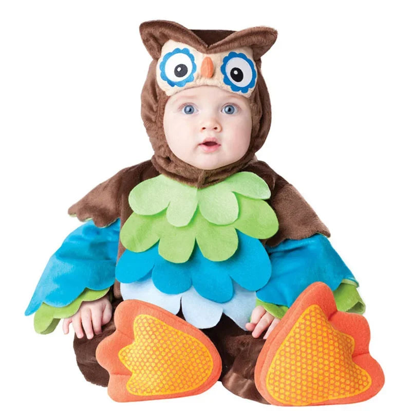 Halloween Costume Baby Boy Clothes Girls Monkey Polar Bear Romper Kids Clothing Set Baby Hat Socks Toddler Set