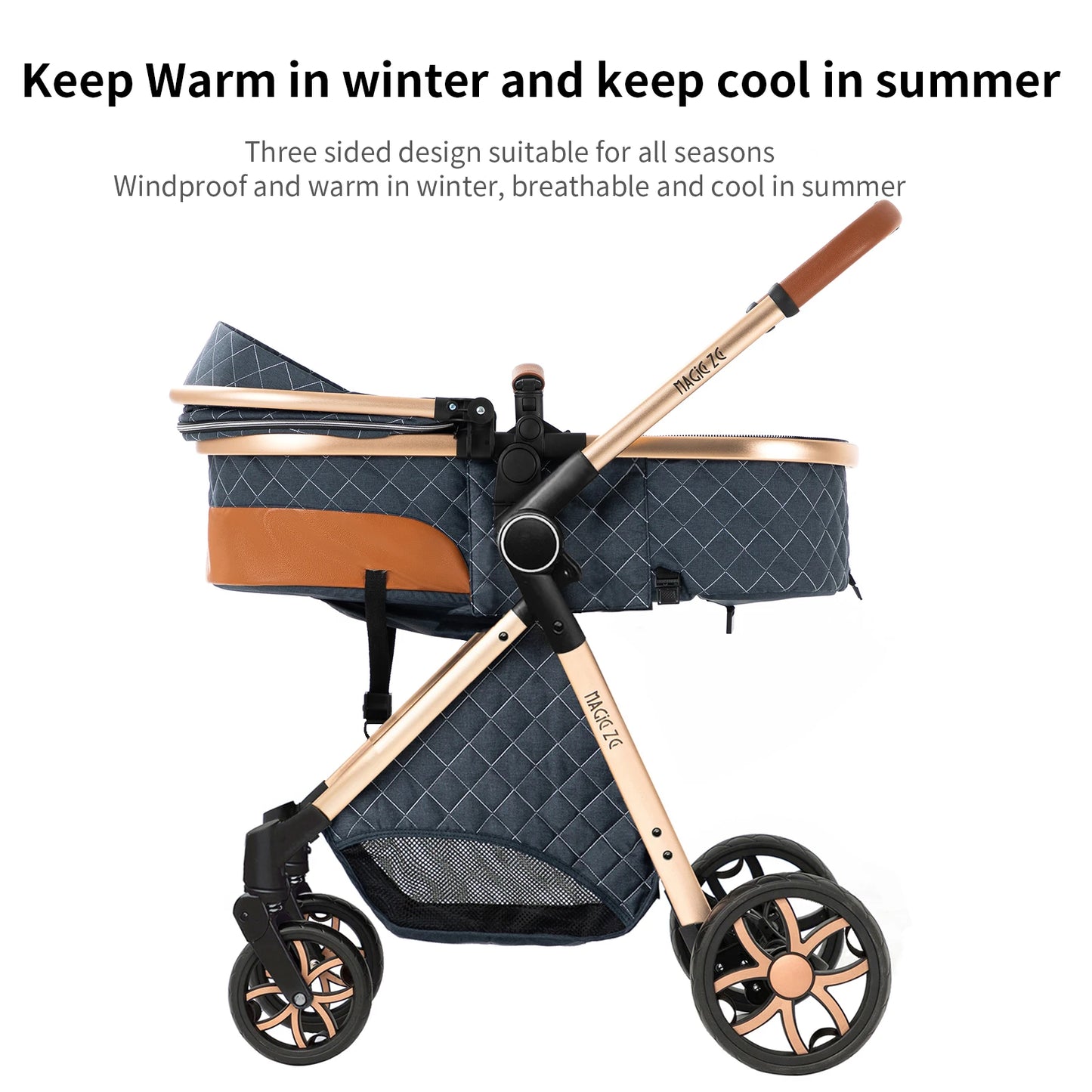 Baby stroller 3 in 1 for newborn Lightweight baby stroller cars for child car seat compact baby stroller foldable baby stroller