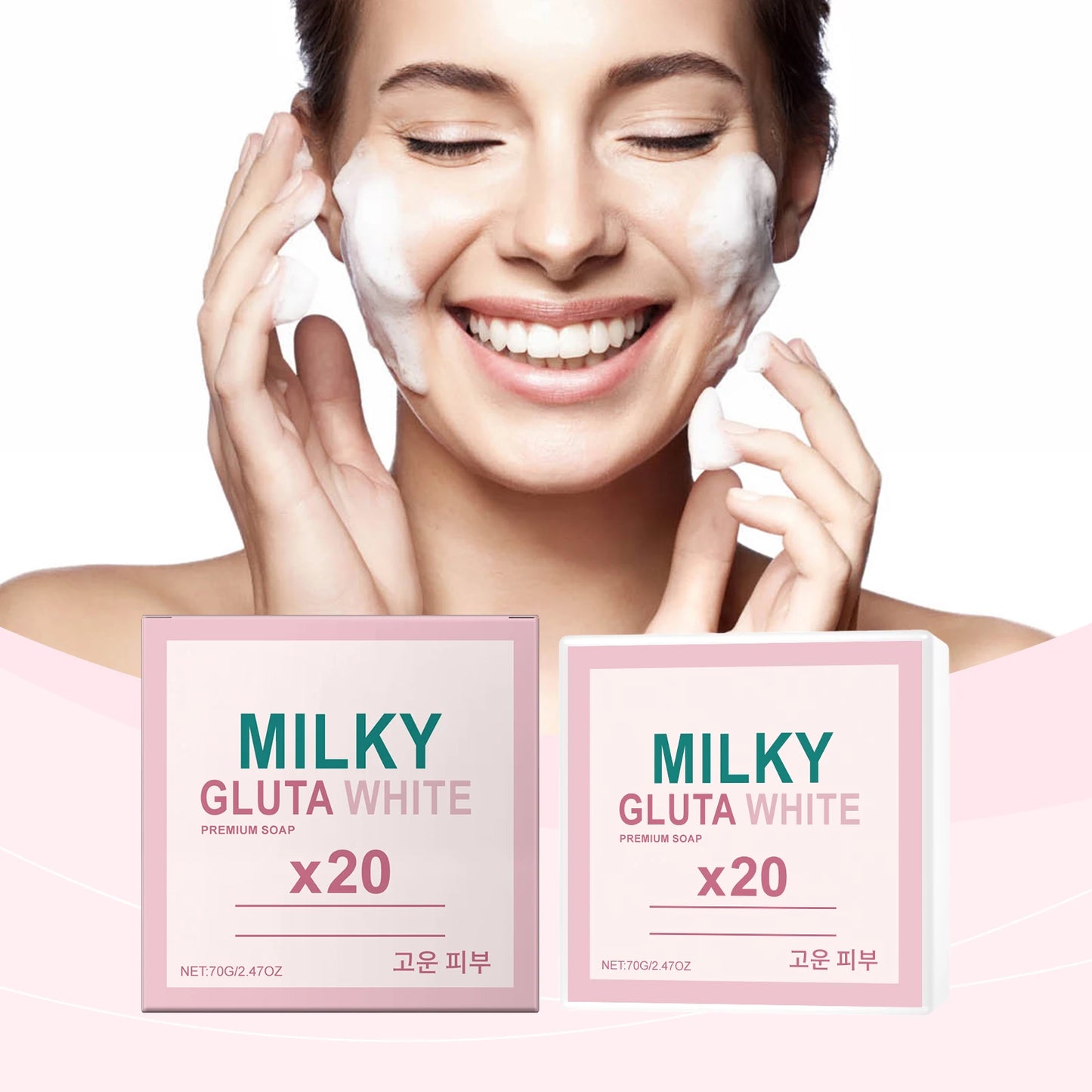 Milk Moisturizing Soap Brighten Skin Increase Skin Elasticity Exfoliate Relieve Chicken Skin Restore Radiance Bright White Soap
