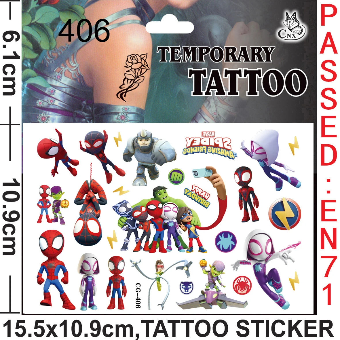 Spiderman Birthday Party Decoration Banner 'Spidey And His Amazing Friends' Silicone Bracelet Tinplate Badge Stickers Gift Bags