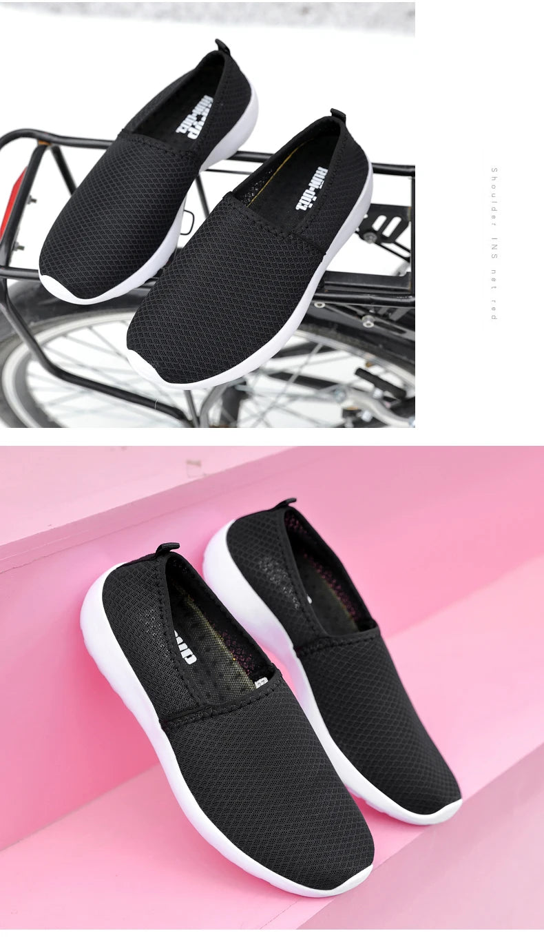 Breathable Women Running Shoes Lightweight Anti-slip Female Sports Shoes Outdoor Soft Loafers Women's Sneakers Fashion Tennis