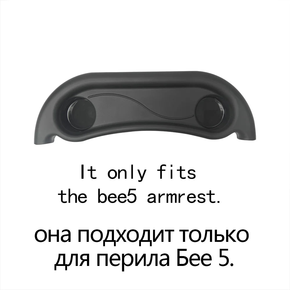 Baby Stroller Accessories Bumper Bar for Bugaboo Bee3/5 & Babyzen yoyo Armrest Handlebar Dinner Plate PU leather Pram Accessory