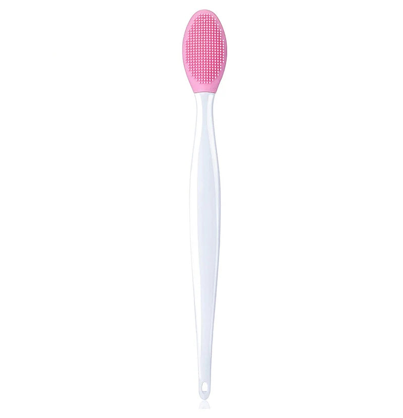 5 Pcs Lip Scrub Brush Silicone Brush Tool Double Sided Mini Exfoliating Brush Exfoliating Lip Brush Lip Scrub Tool for Dark Lips