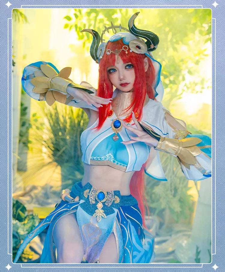 Halloween Carnival Party Dress Role Playing Outfits Nilou Cosplay Costume Headwear Accessories Nilou Cosplay Women 2026