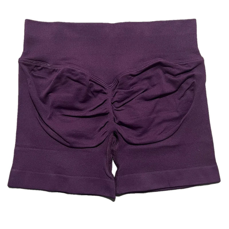 HISTELLO Sports Shorts 4.5‘’ High Waist Women Yoga Workout Shorts Seamless Leggings Stretch Fitness Sweatpants Gym Short