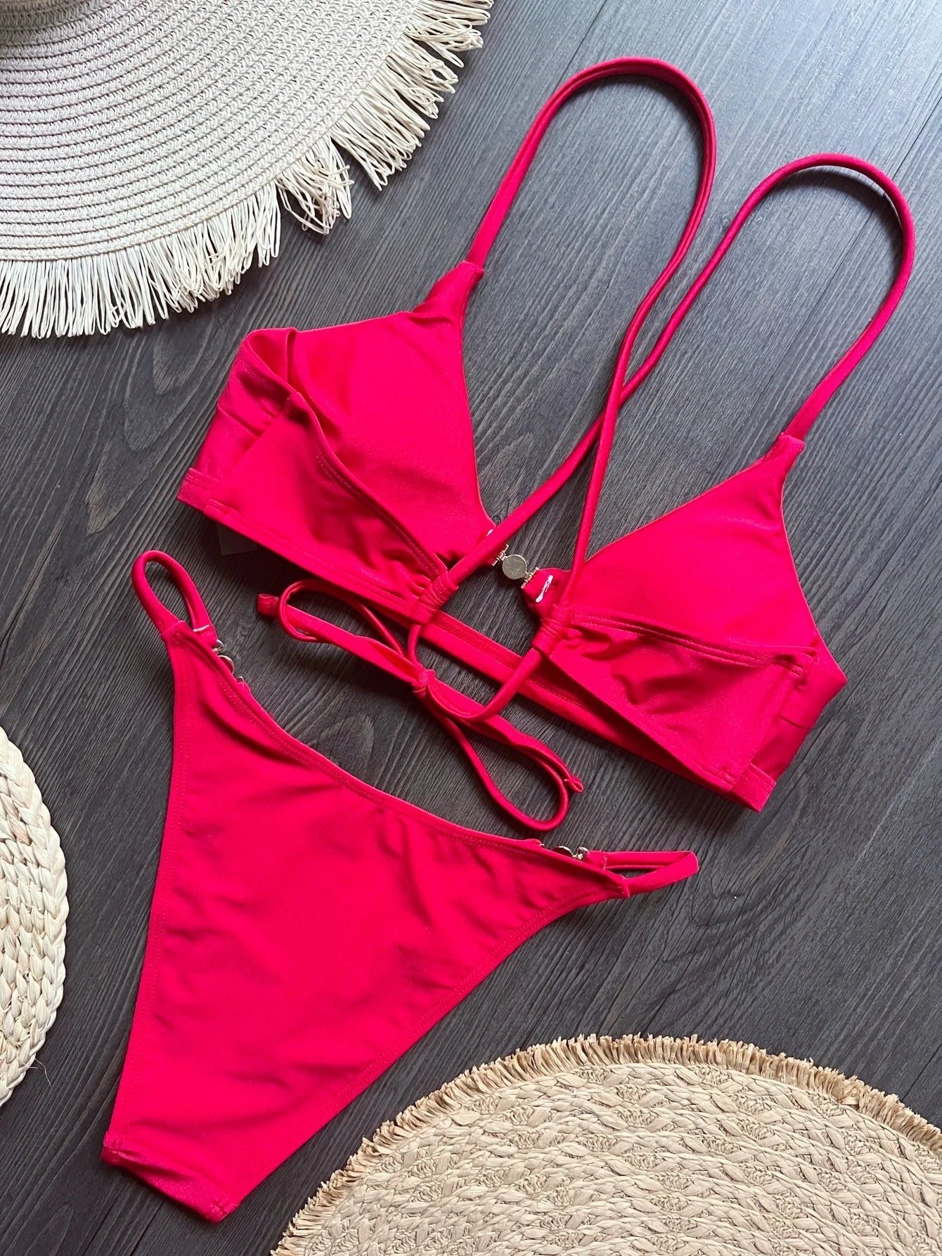 2026 Miyouj Push Up Bikinis New Two Piece Suit Bathsuit Sexy Bikini Sets Hollow Out Swimsuit String Bathwear Low Waist Swimwear