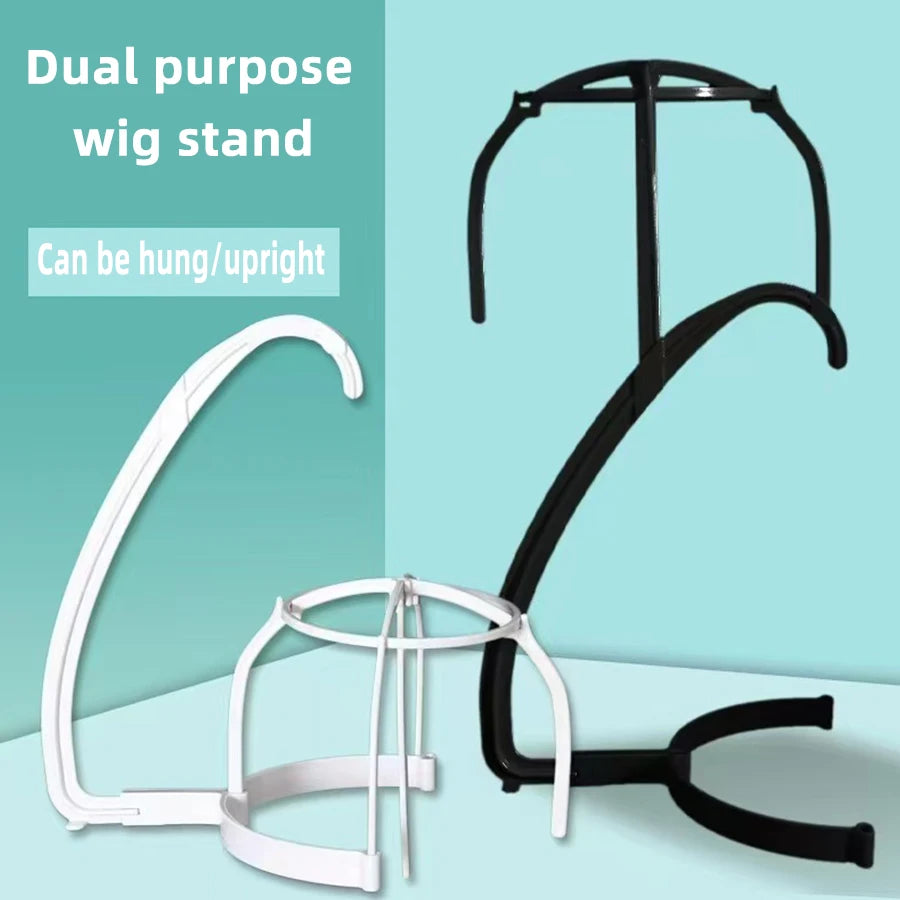 Detachable Dual Purpose Wig Stand - Hanging Or Erected Option Wig Display Holder That Maintains Shape Ideal for Wigs