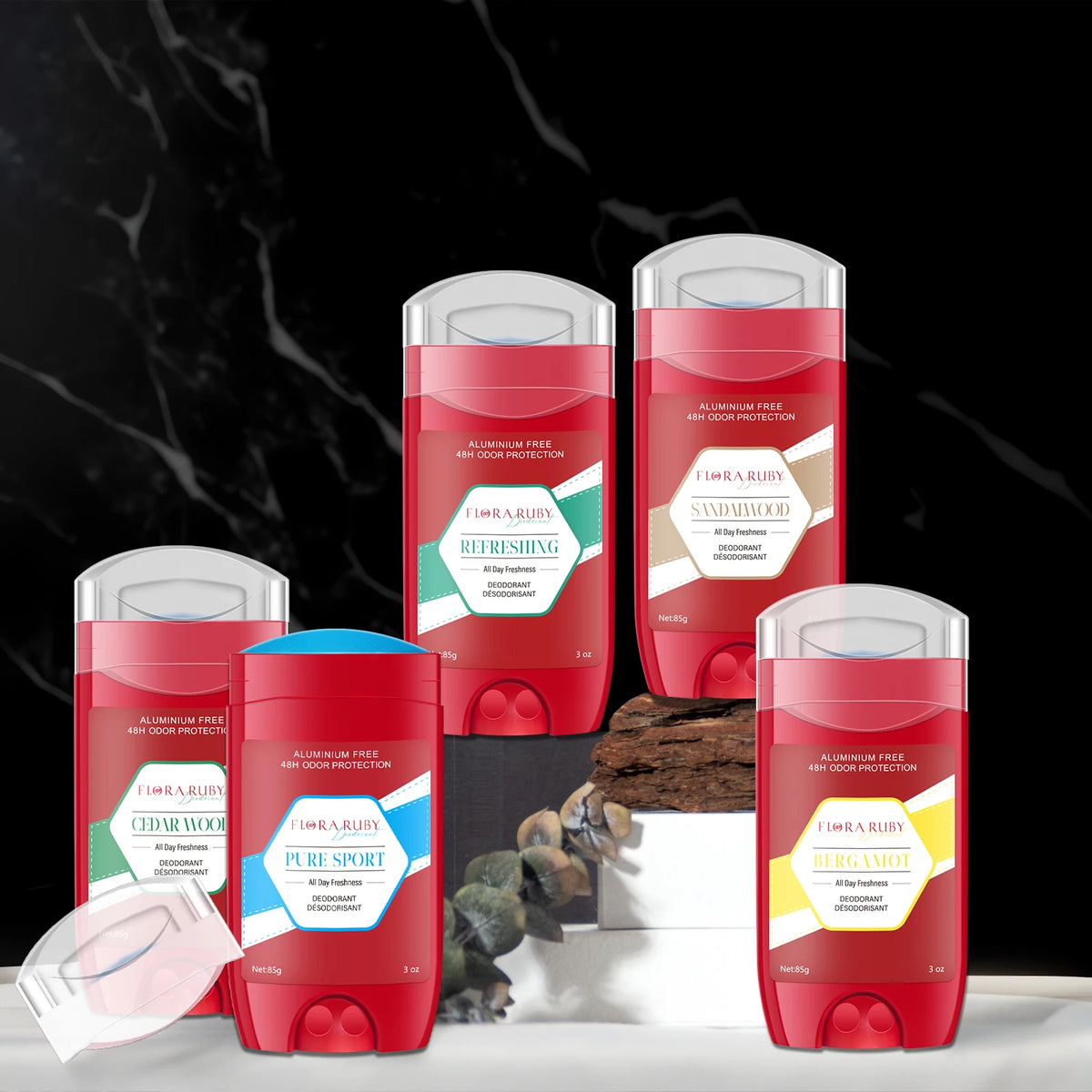 Aluminum Free 48-Hour Sweat and Odor Protection Body Deodorant Stick, All-Day Underarm Protection for Men and Women