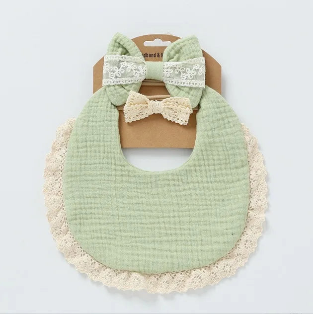 Personalized embroidered baby bib, baby pure cotton gauze bib, mouth in water, baby anti spitting, newborn bib, men's and women'
