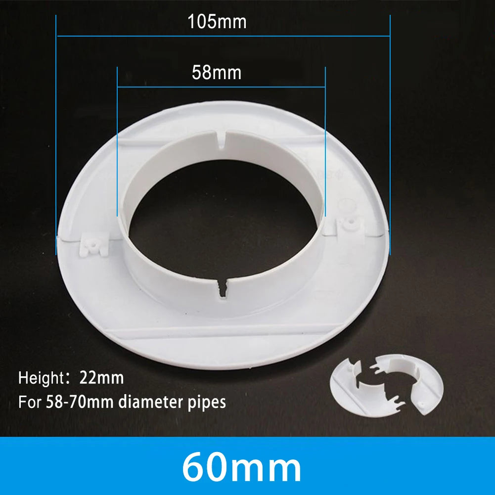 40/50/60/70/80mm Air Conditioning Pipes Hole Cover Rosette Cable Entry Cable Passage Hole Cover Home Hardware