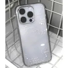 Korean Cute White Line Creative Phone Case For IPhone 17 16e 16 15 14 13 12 11 Mini Air Pro Max X XSMax 7 8 Plus Soft Back Cover