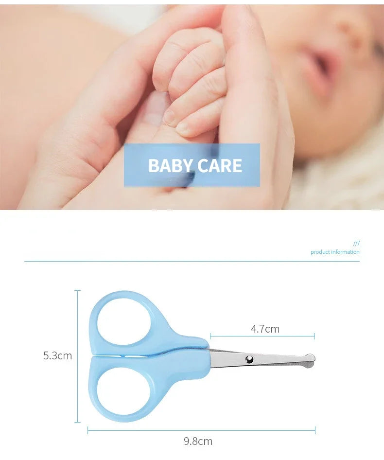 Convenient Newborn Baby Nail Clipper Safety Long Scissors Trimmer Manicure Cutter Special Scissor Babies Care Tools Accessories