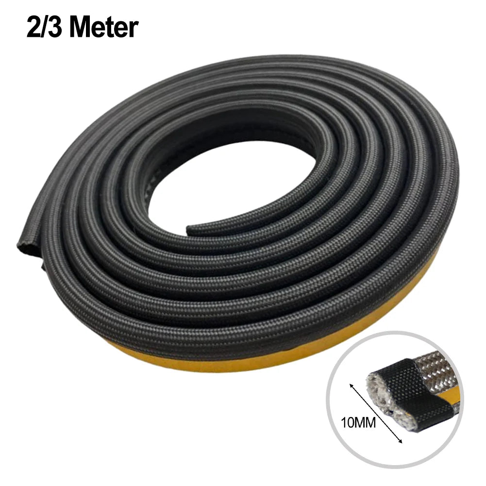Door Seal Stove Rope Diameter 10mm Glass Yarns Log Woodburner Oven Thermal Insulation 1pcs Brand New High Quality