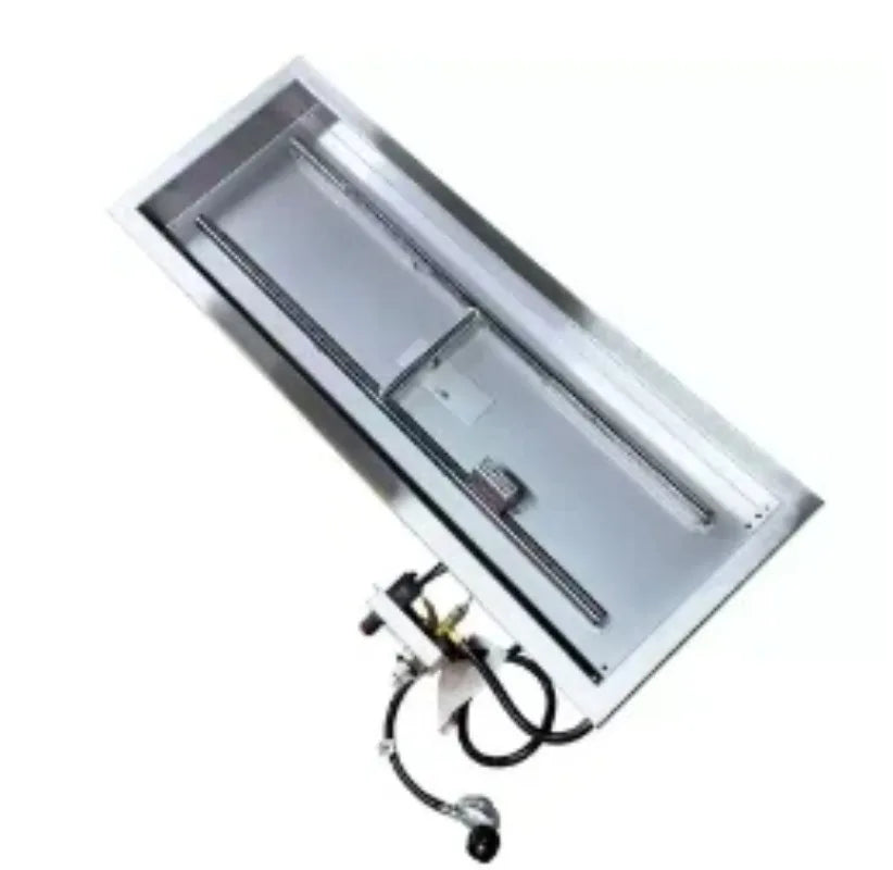 36× 12inch Stainless Steel Gas Propane Fire Pit Fire Stove Table Accessories