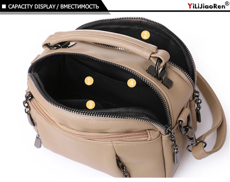 Luxury Women Handbags Designer Brand Leather Shoulder Bag Female Fashion Crossbody Bags for Women Clutch Purse Sac A Main