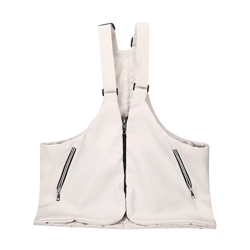 Multifunctional Cargo Vest Chest Bag Men Women Street Hip Hop Backpack Multi-purpose Wearable Crossbody Bags