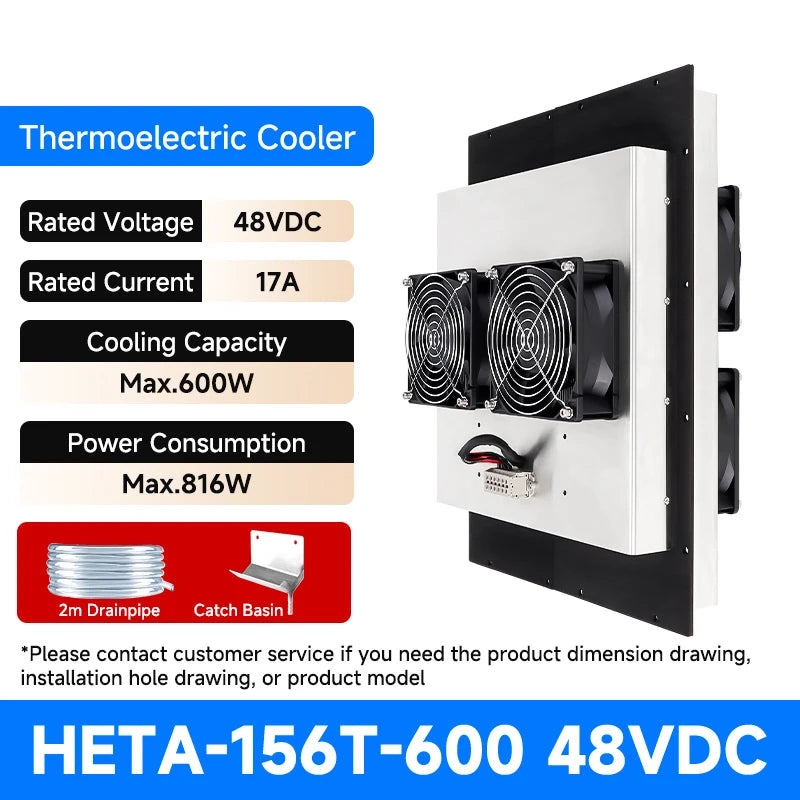 ENMG Industrial Cabinet Semiconductor Cooling System HET Kit 12V Peltier Cooling Module with Fan Heatsink & Electronic AC Green.
