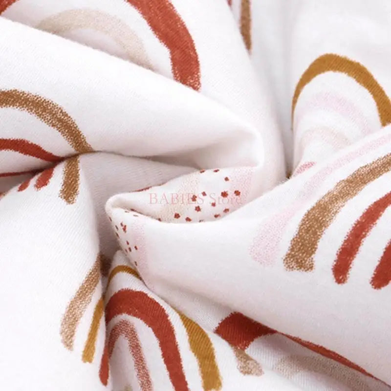 C9GB Baby Car Seats Wrap Blanket Breathable Cotton Baby Swaddles Multiple Pattern