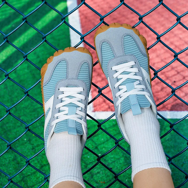 New Wide-toe Men's Shoes Casual Soft Sole Wide-Toe Shoes Walking Sneakers Breathable Mesh Comfortable Barefoot Shoes Big Size 48