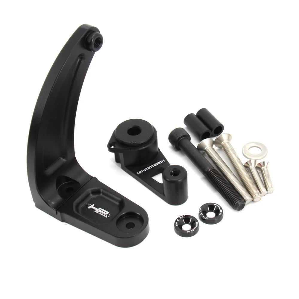 Electric Scooter Steering Stabilizer Carbon Fiber Damper, Mounting Bracket Kit for Dualtron Ultra 2 and Limited