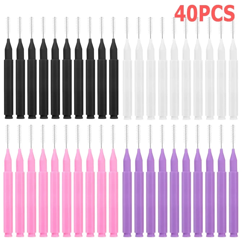 10-100Pcs Mini Eyebrow Brush Brow Lifting Brush Disposable Brow Lifting Brush Micro Bendable Eyelash Brow Applicator Makeup Tool