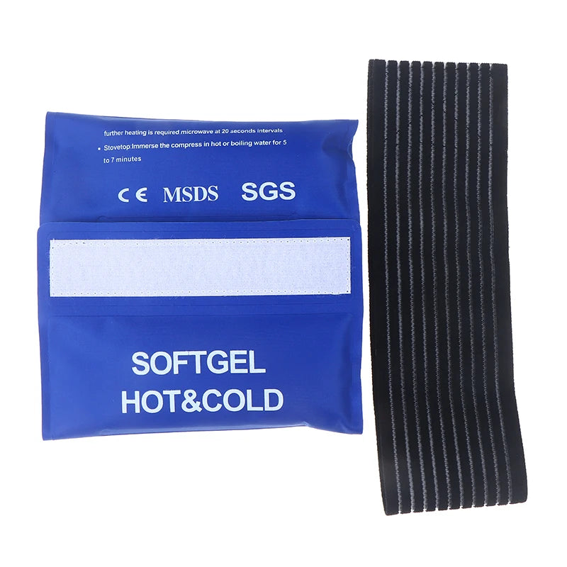 【C】1Pc Multipurpose Gel Ice Sleeve Elbow Knee Ankle Ice Pack Hand Ice Wrap Gel For First Aid Sports Muscle Pain Ice Heat Pad
