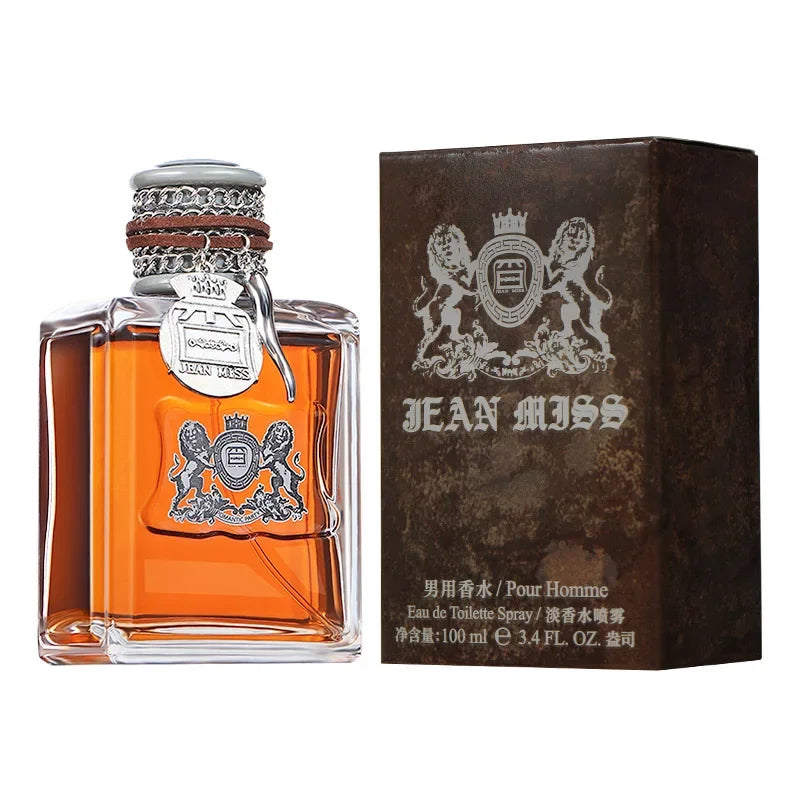 Men's Perfume 100ML Ebony Men Sandalwood Perfume Spray Flirting Pheromone Long Lasting Romance Attract Women Valentine Day Gift
