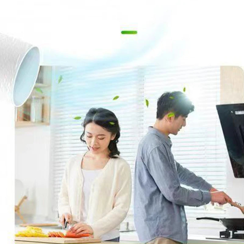 5/10/15/20M Air Conditioner Extended Pipe Flexible Blowing Bag Air Guide Duct Bag Summer Cooling Transfer Conveyor Belt Air Pipe