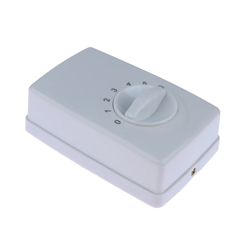 Easy-to-Install Fan Speed Controller, Electric Panel Switch, 5 Speeds Adjustable, No Welding Necessary