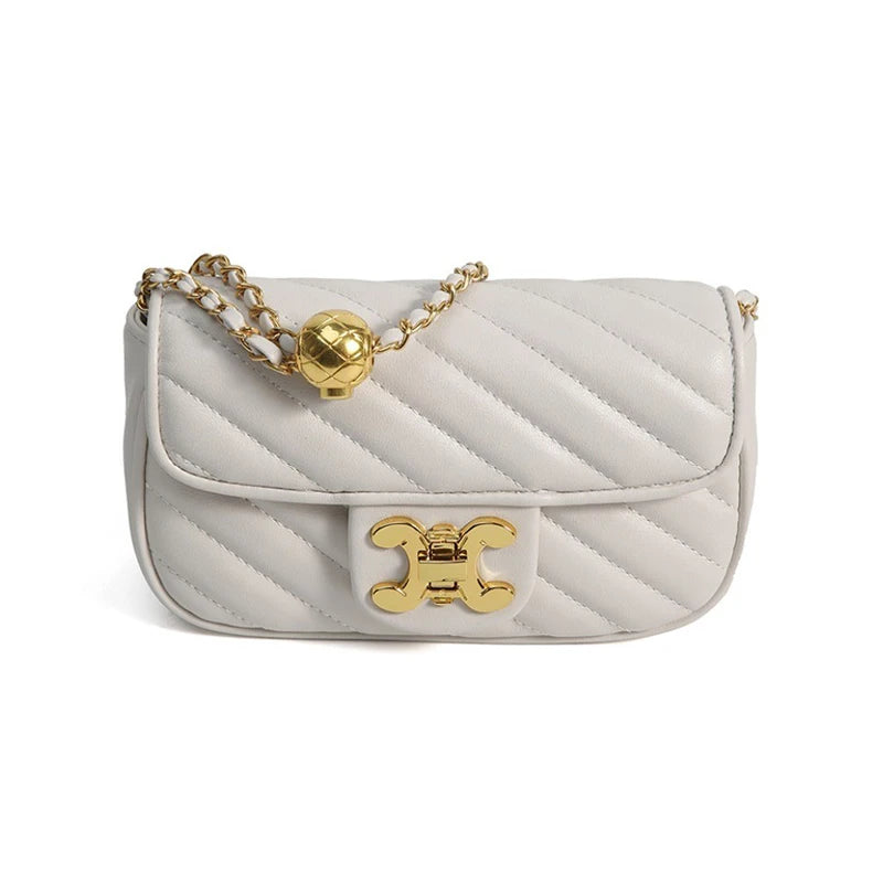 Fashion Women's Bag 2024 New Luxury Designer Bags Adjustable Shoulder Strap Women Shoulder Chain Bag