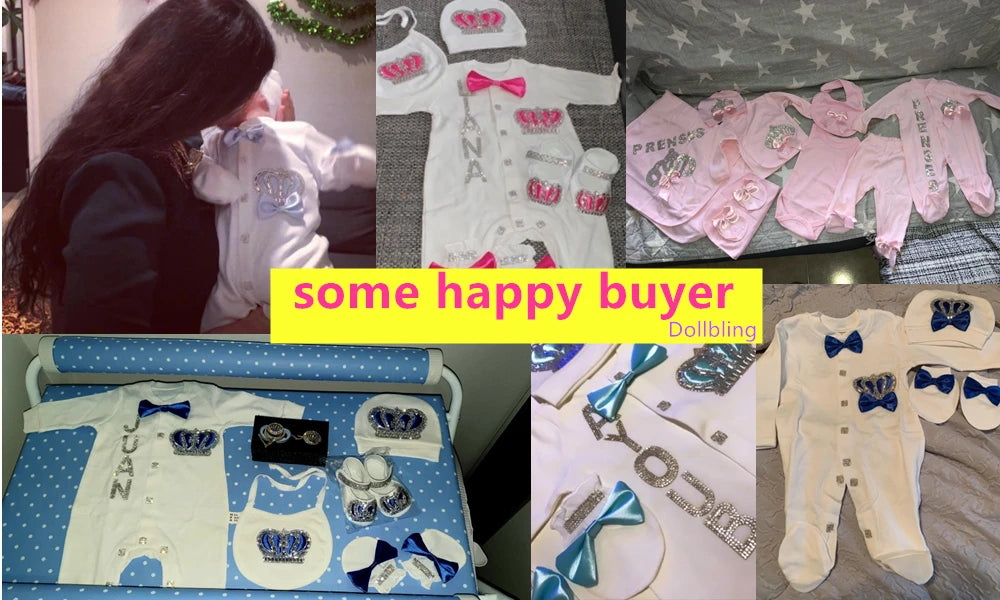Newborn Baby Boy Outfits Set Kids Clothing Real Cotton Infant Care Products Body Suit Shirt Pants Mittens Receiving Blanket