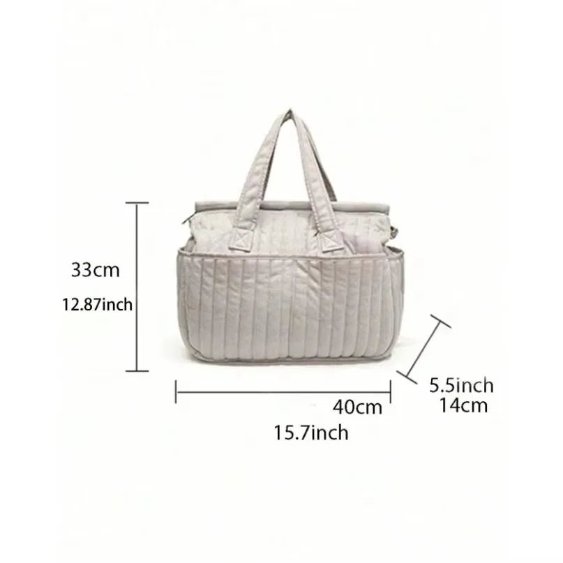 Fashion Baby Diaper Bag Luxury Designer Handbag for Women Mommy Tote Bag Waterproof Multi-functional Nursing Bag Baby Organizer