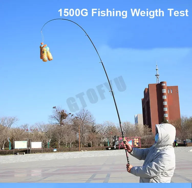 Telescopic Portable High-Quality Fishing Rod 2.1M,2.4M,2.7M,3.6M,3.9M,4.5M Travel Sea Boat Rock Fishing Rod Carp Fishing Gear