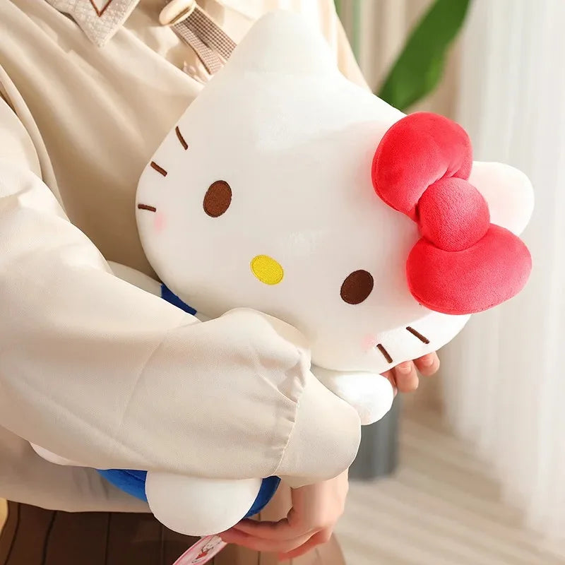 2 style Hello Kitty Anime Hello Kitty Stuffed Toys Plushier Soft Pillow Birthday Gifts For Girls Kawaii Hello Kitty Plush Dolls