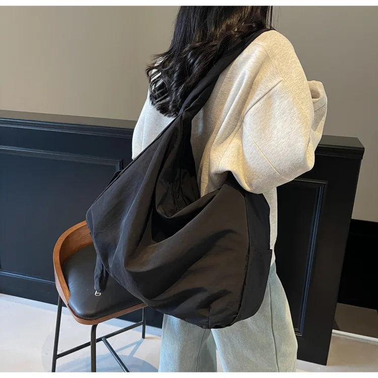 Women's Handbag Large Women Shoulder Shopper Bag Canvas Luxury Designer Cloth Tote Bags for Woman Big Female Daily Commuter City