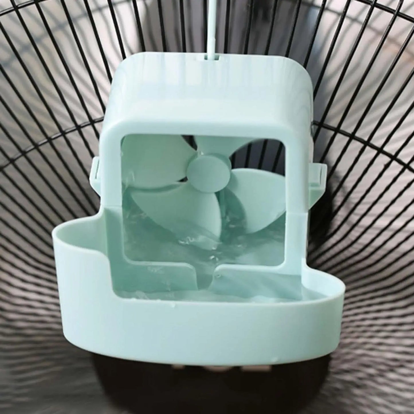Portable Air Cooler for Summer Desk Clip-On Ice Cooling Fan, Outdoor Camping Essentials, Personal Evaporative Air Conditioner