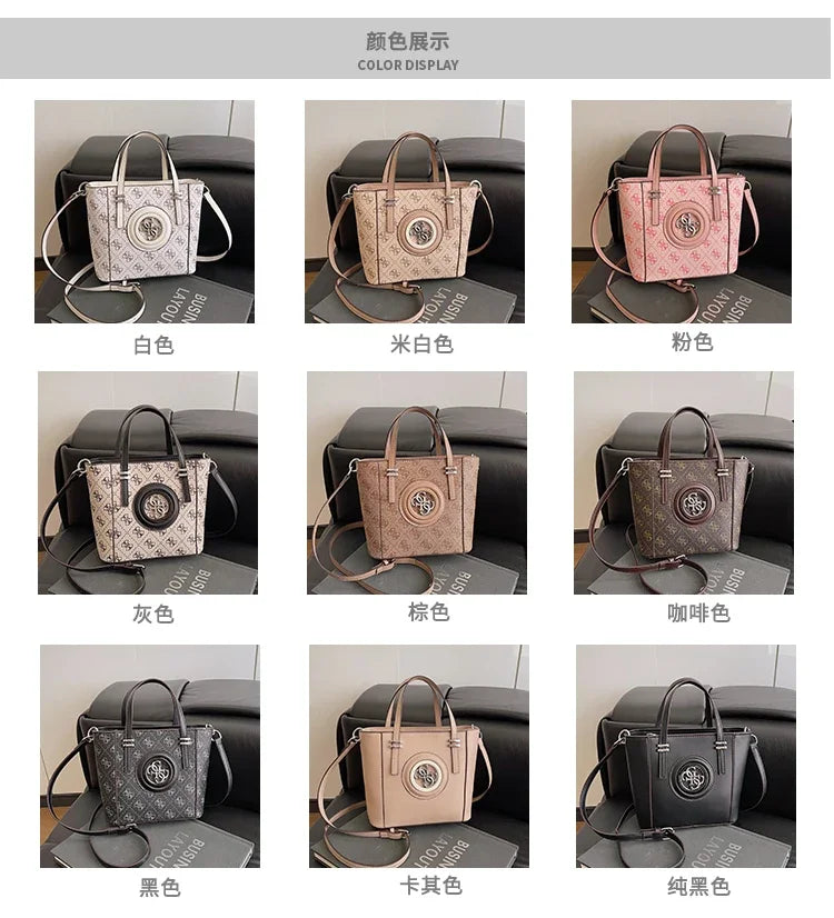 Vintage Leather Diaper Bag For Ladies High-end Simple Fashionable Classic Design Trendy Large Capacity Commuter Backpack