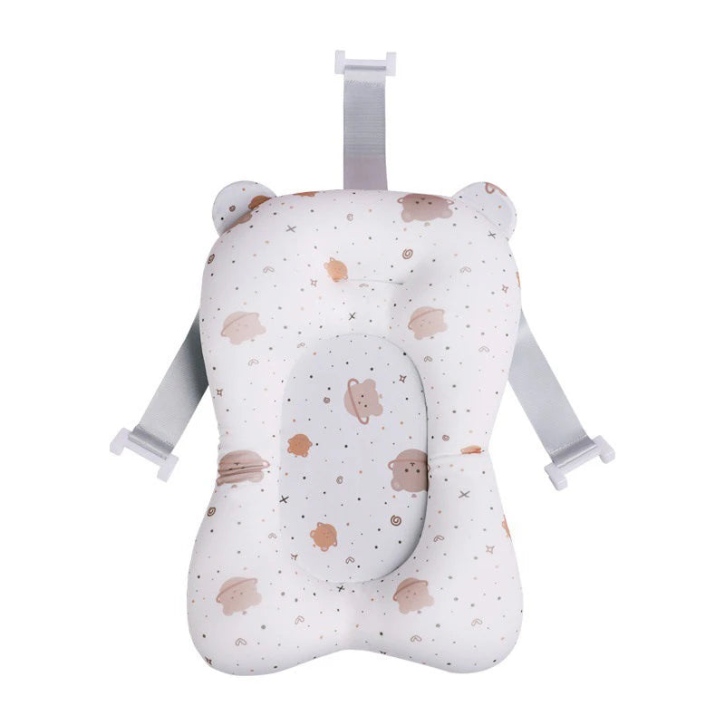 Baby Bathtub Pad Infant Ajustable Bath Support Seat Mat Cushion Newborn Comfortable Floating Security Water Pad Foldable